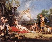 Jacopo Amigoni Venus and Adonis oil painting artist